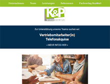 Tablet Screenshot of kueffmann-partner.de
